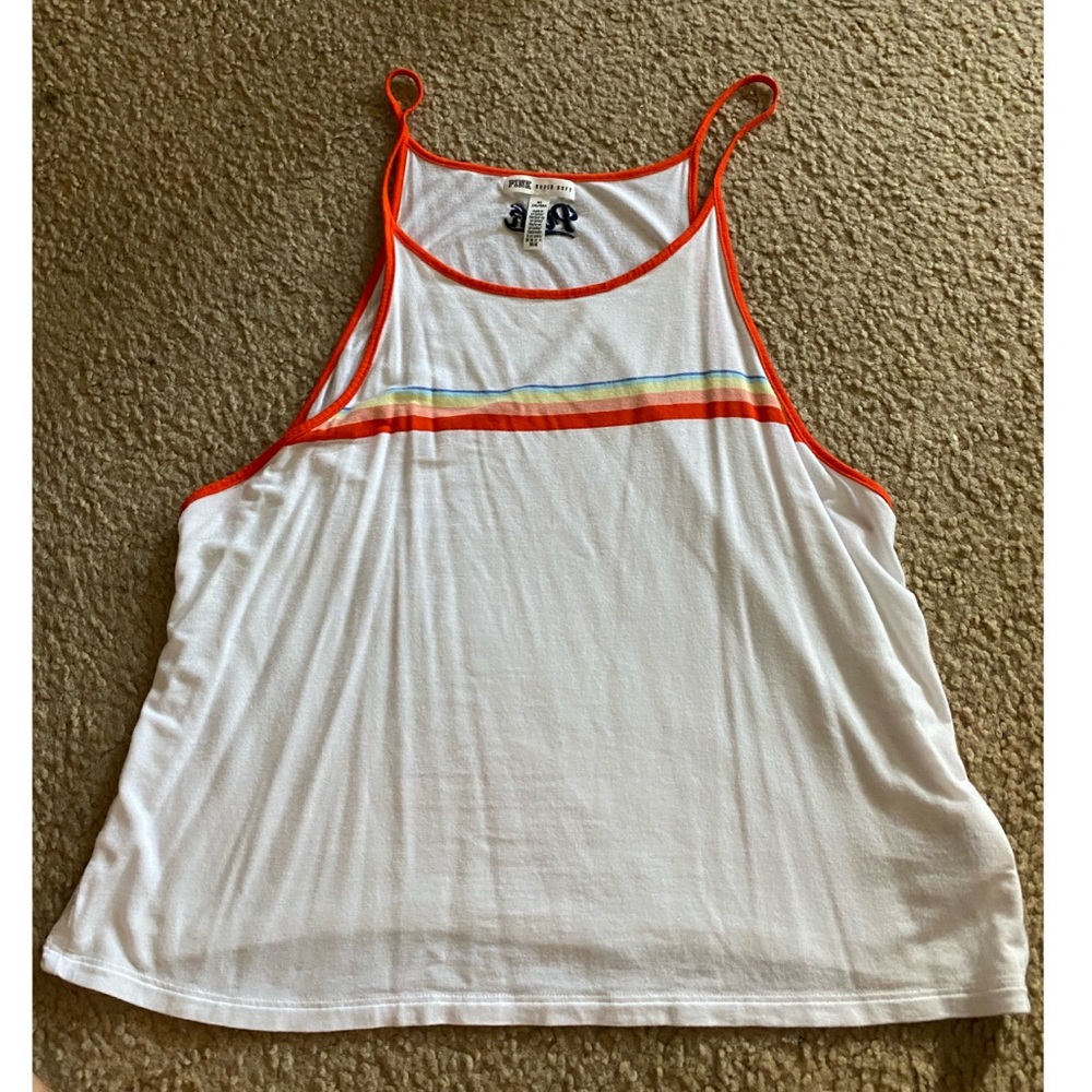 white tank top shirt